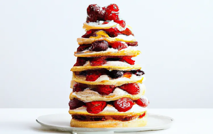 Christmas pancake tree