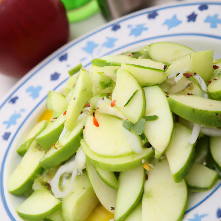 Cucumber apple salad