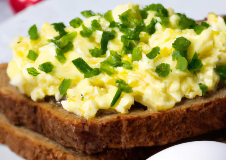 Devilled egg toast