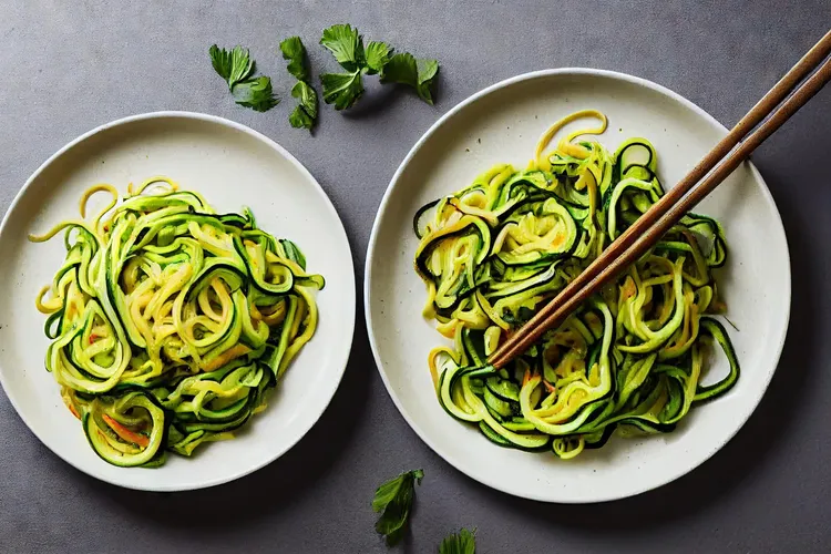 Easy asian zucchini noodles