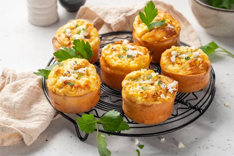 Egg muffins with sausage