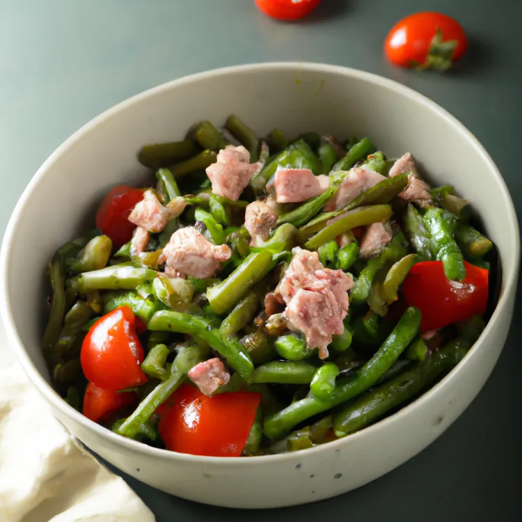 Green bean healthy tuna salad