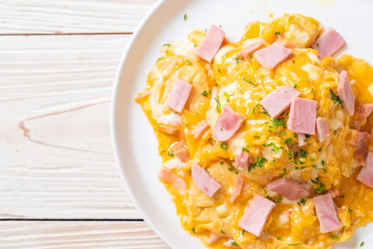 Ham and egg scramble