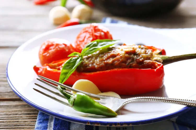 Italian style stuffed peppers