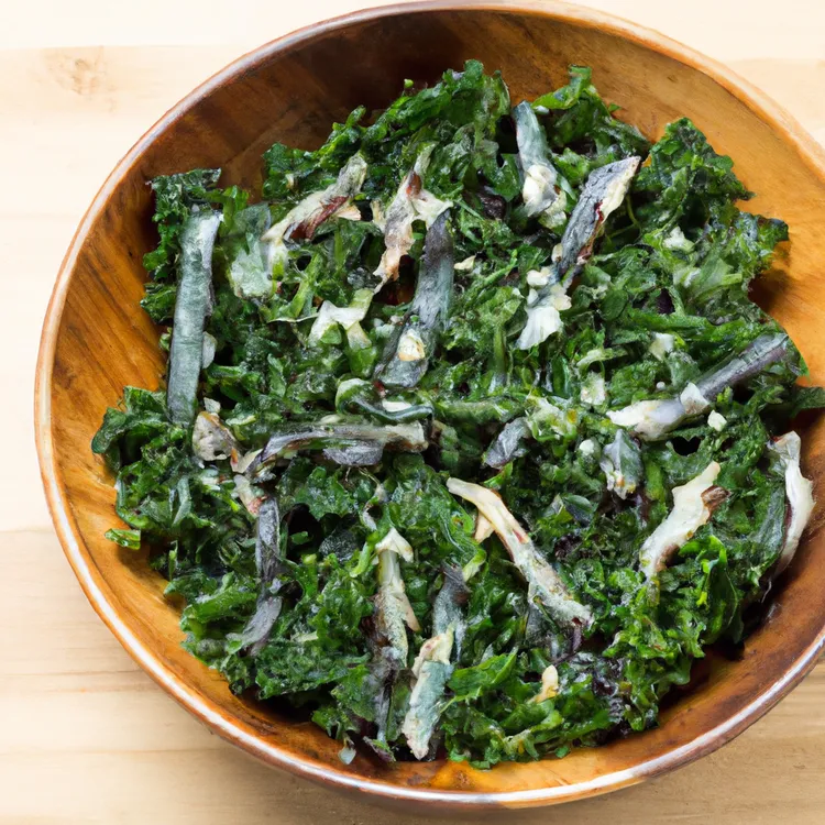 Kale anchovy salad