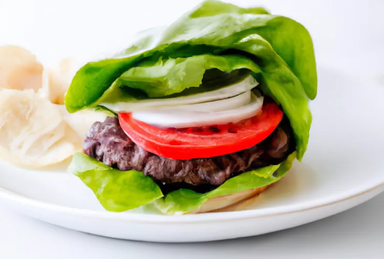 Low carb lettuce burger