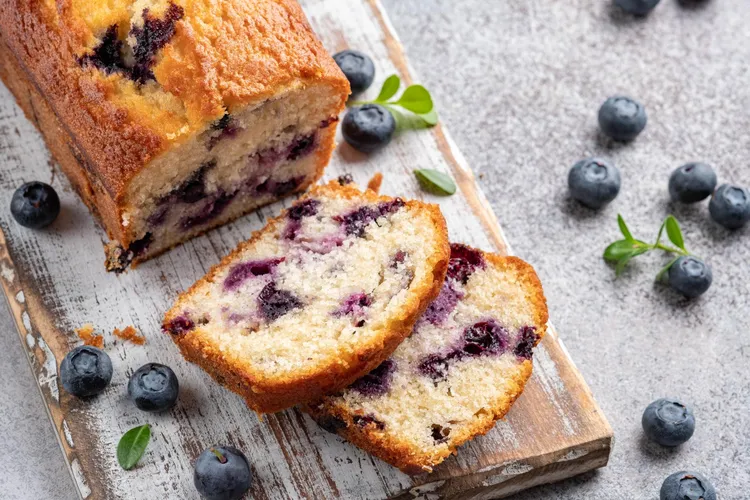 Blueberry and banana bread