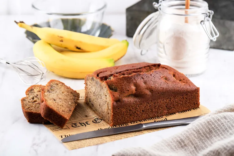 Coconut banana bread