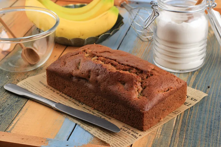 Gluten-free banana and coconut bread