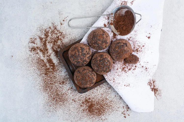 Gluten-free chewy double chocolate cookies