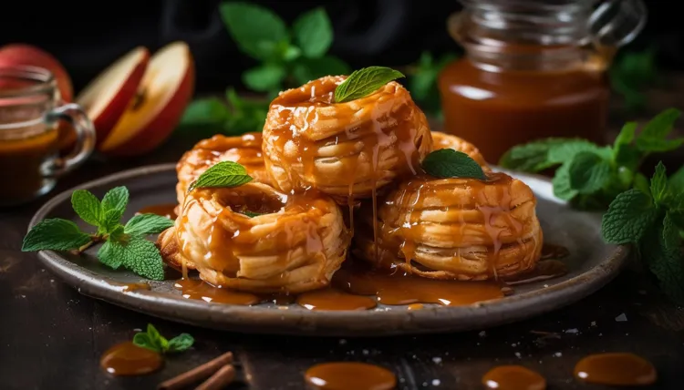 Golden syrup banana bread dumplings