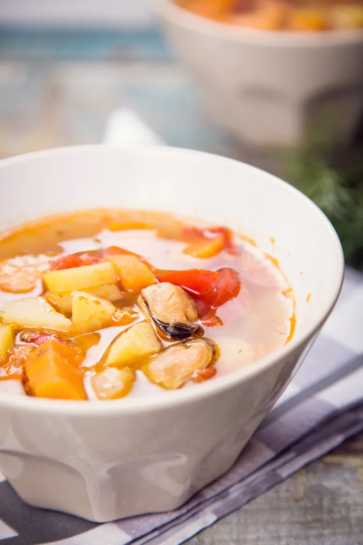 Hearty french chicken soup