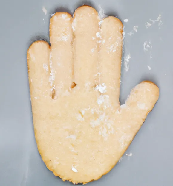 Heart in hand cookies