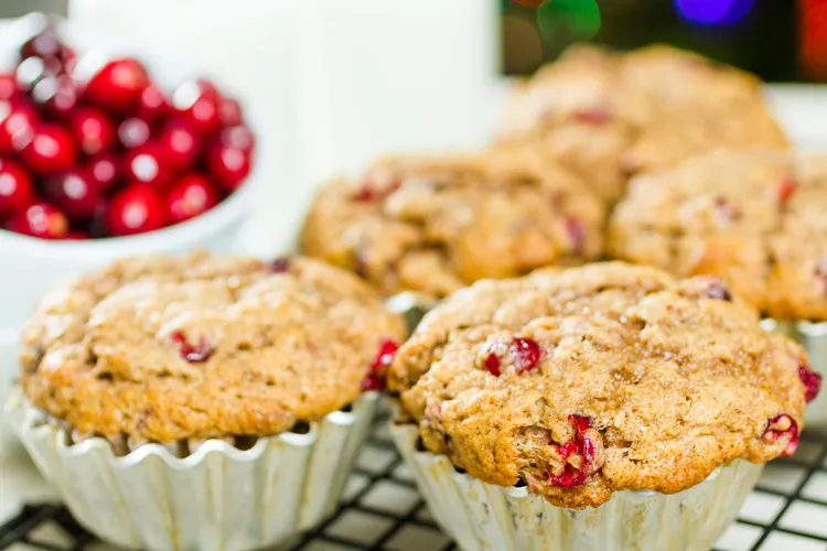 Cranberry spiced muffins