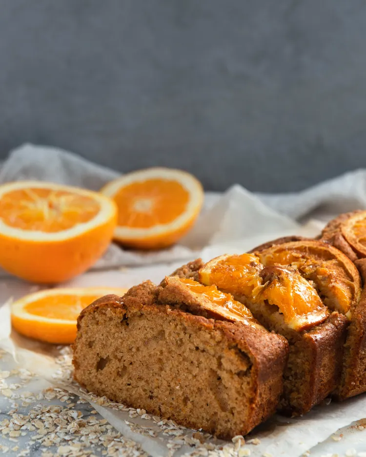 Microwave orange and almond syrup cake