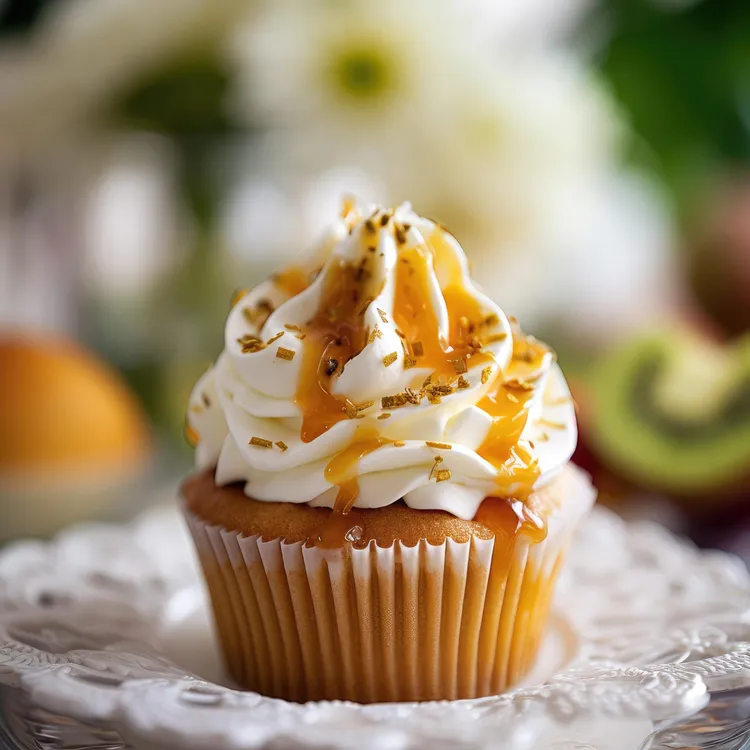 Pumpkin and walnut cupcakes