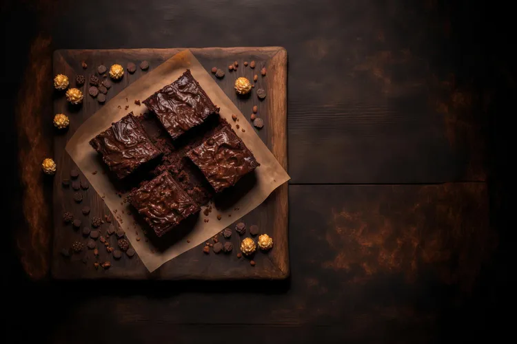 Chocolate and hazelnut brownies