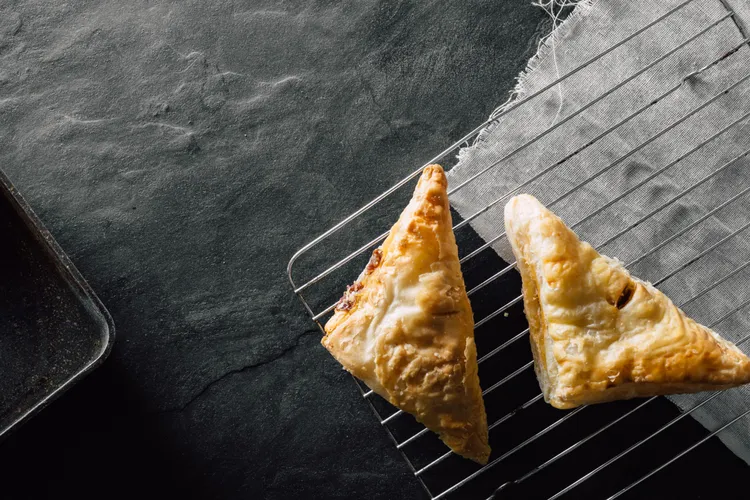 Cream cheese and blueberry turnovers