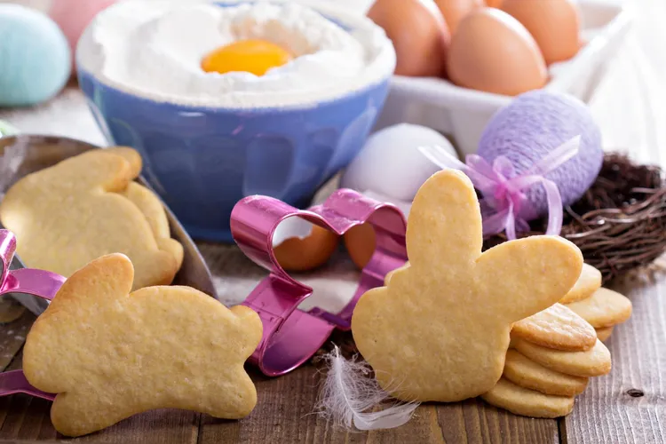 Easter bunny biscuits