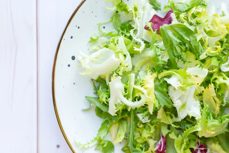 Green salad with mustard vinaigrette