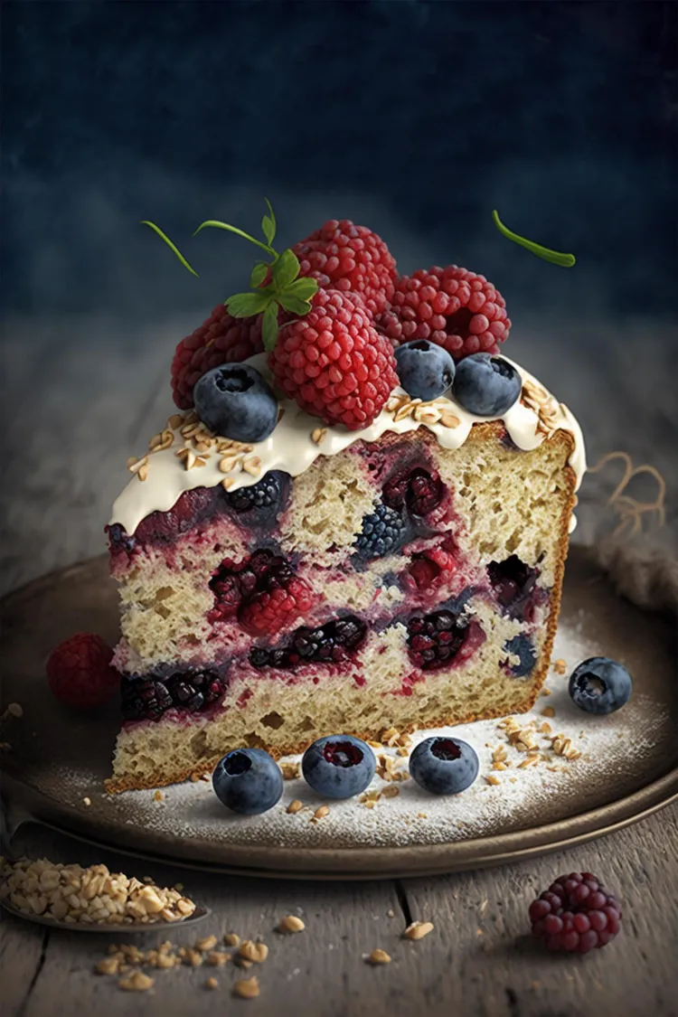 Mixed berry shortcake