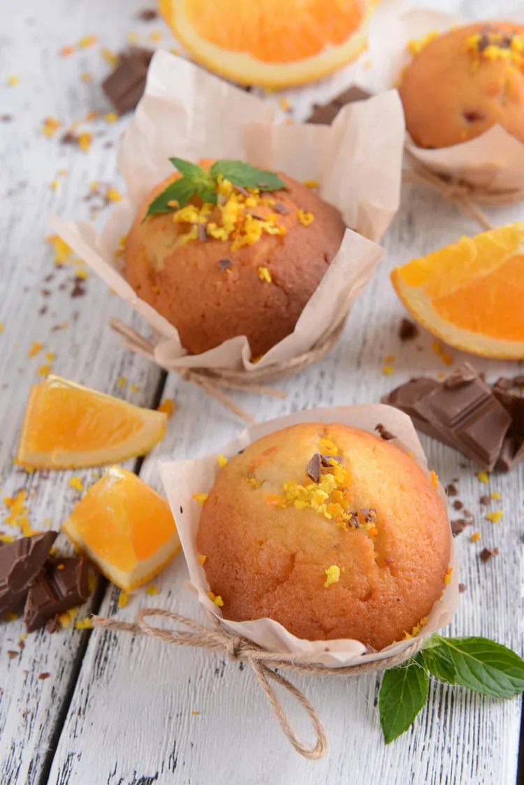 Orange, passionfruit and yoghurt cupcakes