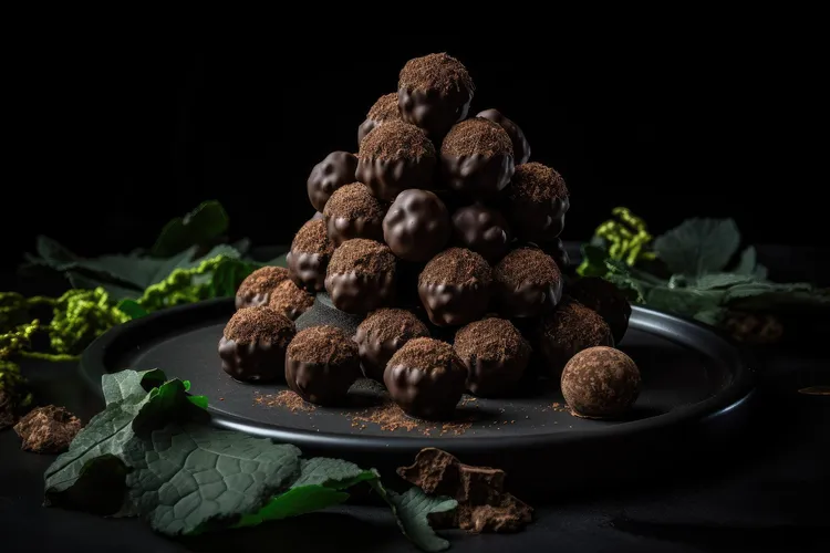 Peanut butter brownie bliss balls recipe with nutrition facts
