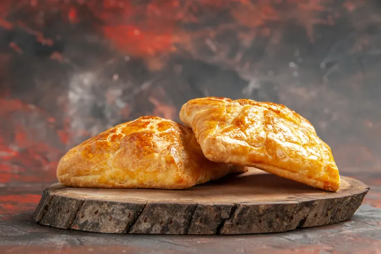 Sweet potato, feta and spinach turnovers