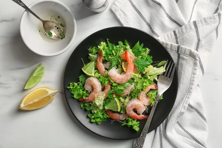 Vietnamese-style shrimp salad
