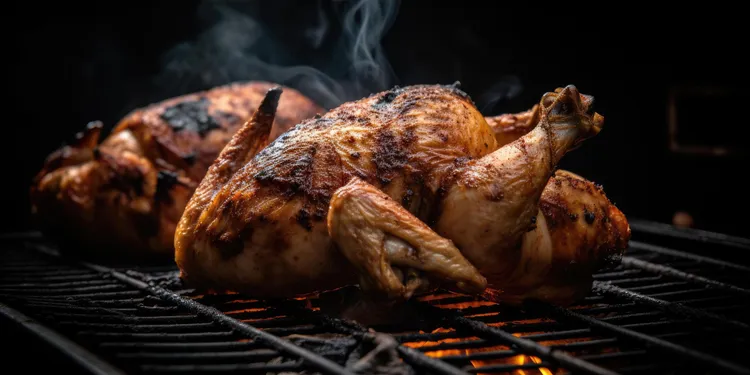 Barbecued chicken