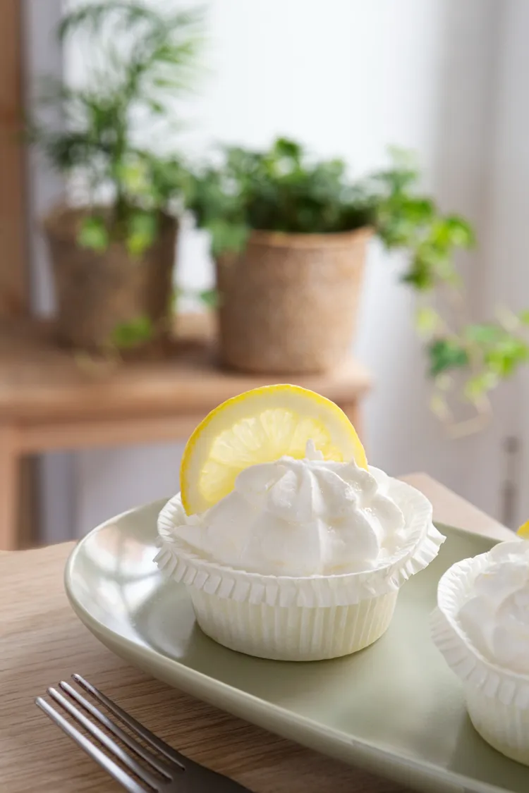 Easy lemon and passionfruit meringue pots