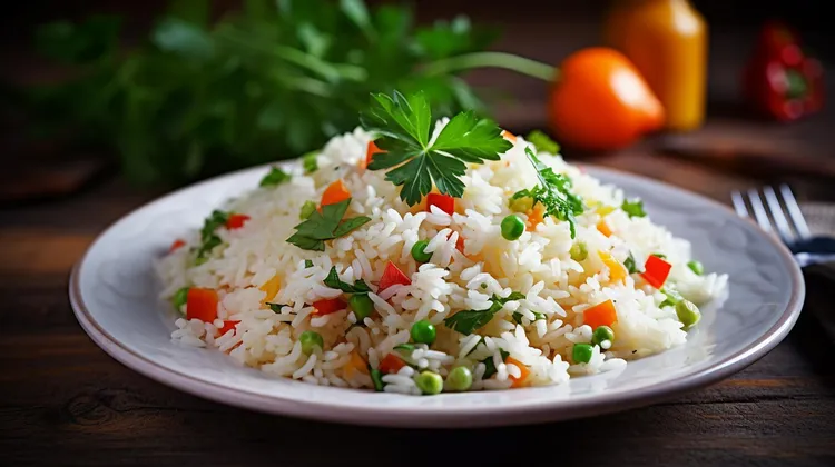 Fried rice salad