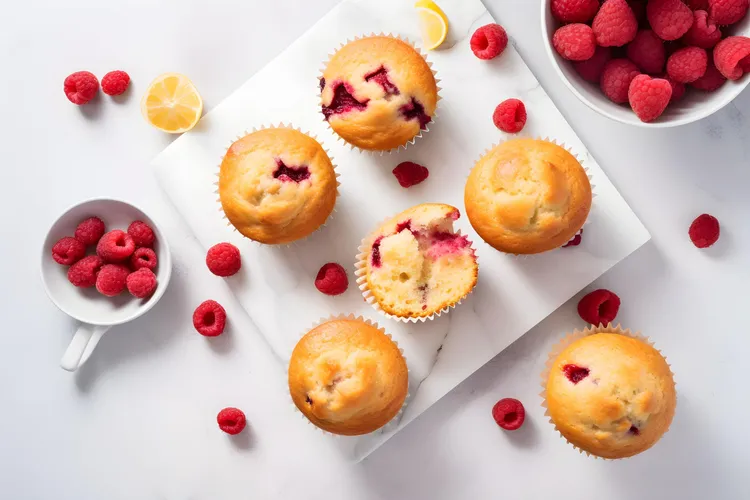 Gluten-free almond, raspberry and lime friands