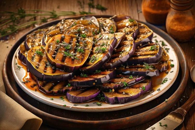 Grilled bengali eggplant