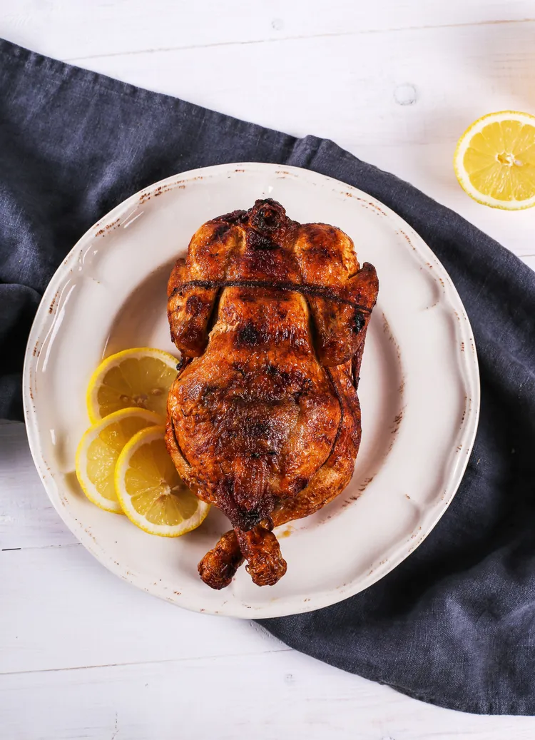 Lemon and honey roast chicken