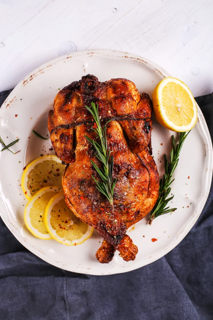 Lemon and thyme roast chicken