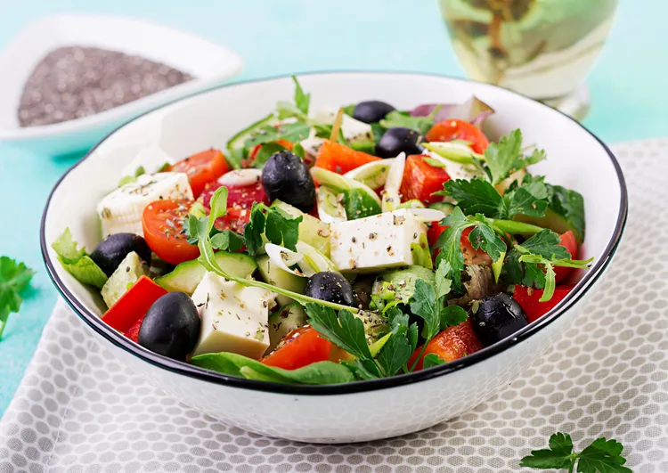Super-easy greek salad
