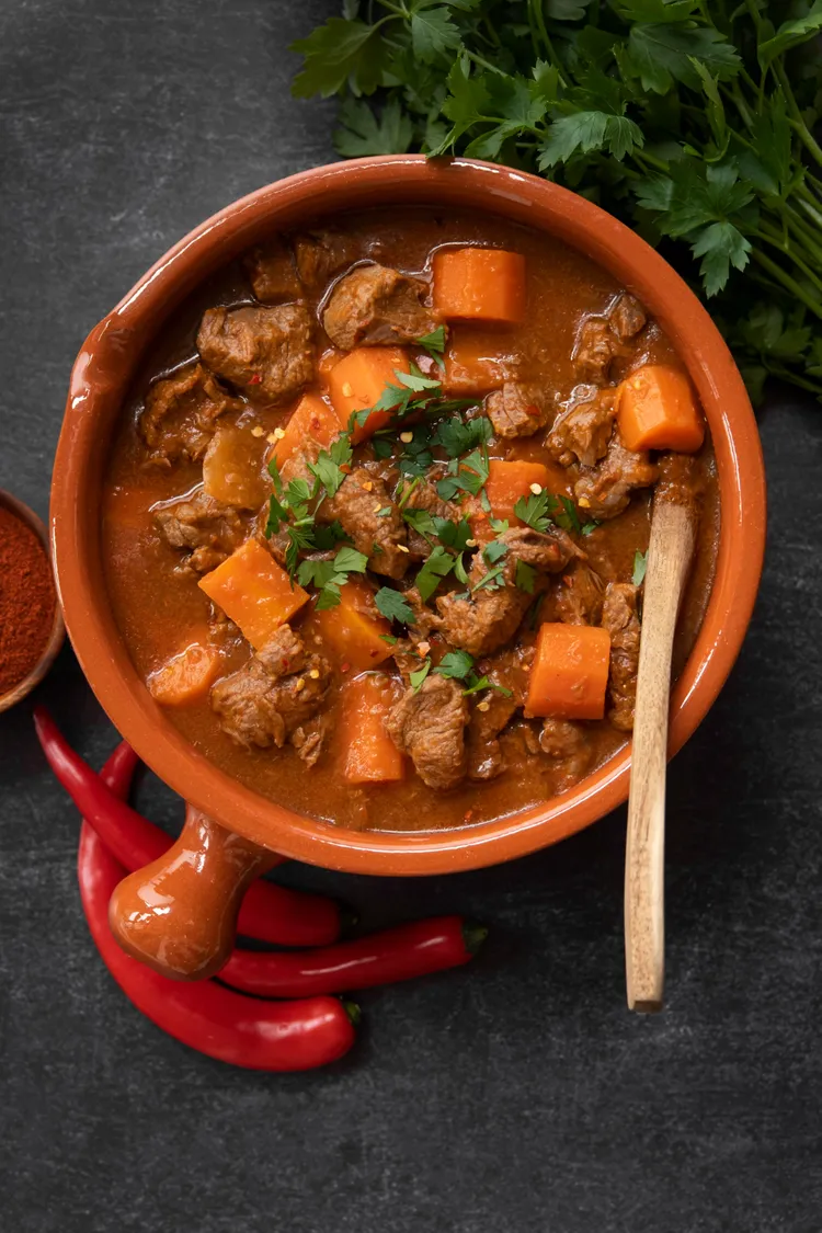 Beef and pumpkin curry