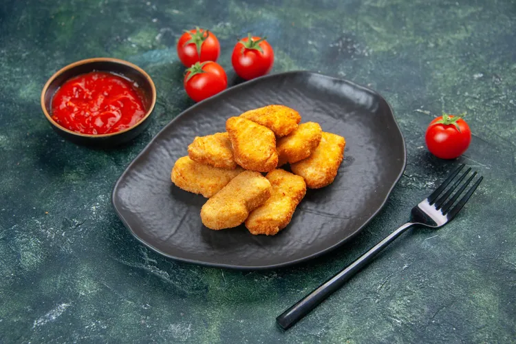 Cheese and potato croquettes with cherry tomato relish