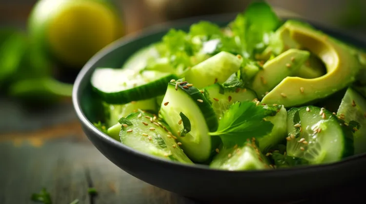 Chopped green salad