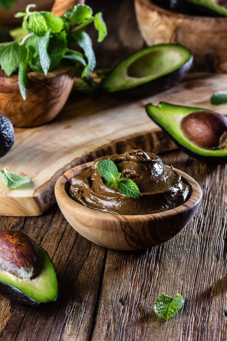 Dairy-free avocado chocolate mousse