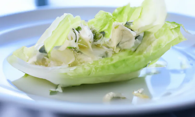 Iceberg wedges with blue cheese dressing