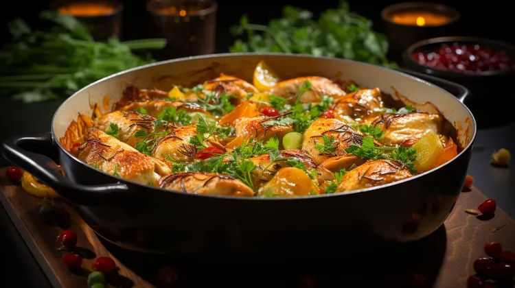 One-pot french-style chicken casserole
