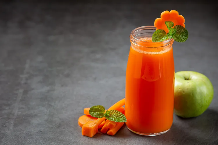 Orange, carrot and coriander refresher