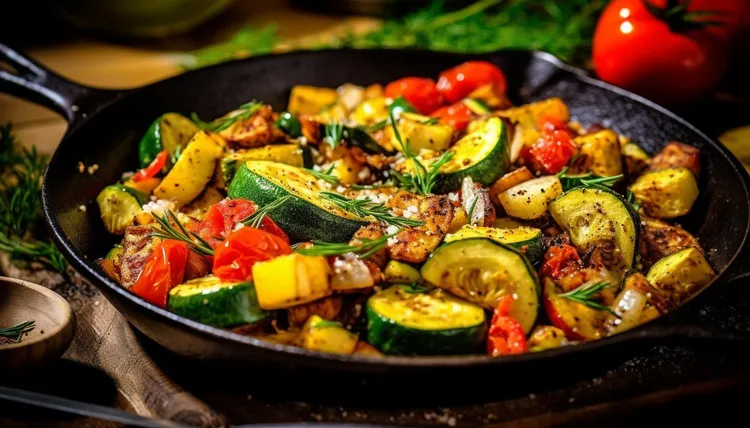 Roasted vegetable and olive salsa