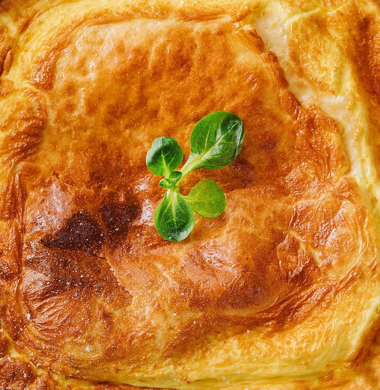 The ultimate cheesy salmon pie