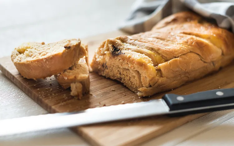 Banana caramel loaf