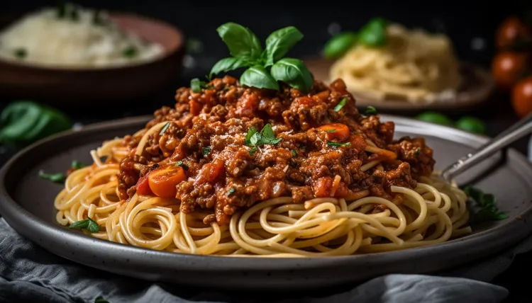 Beef and vegetable bolognaise