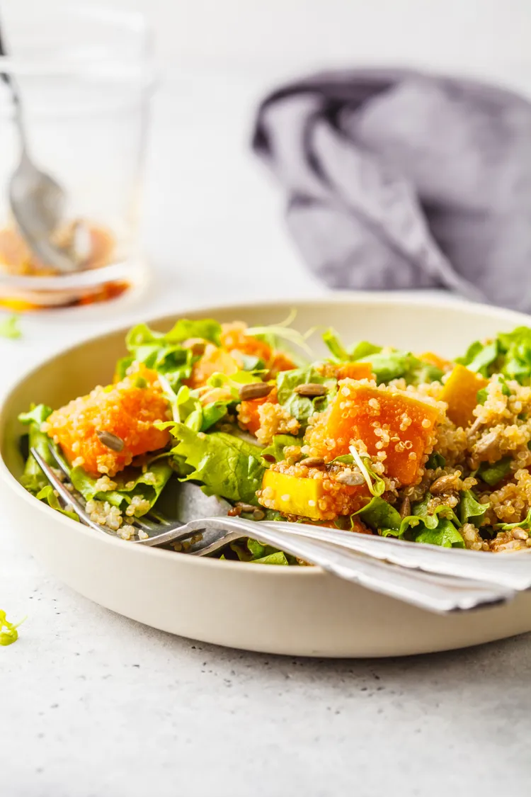 Honey roasted pumpkin and couscous salad
