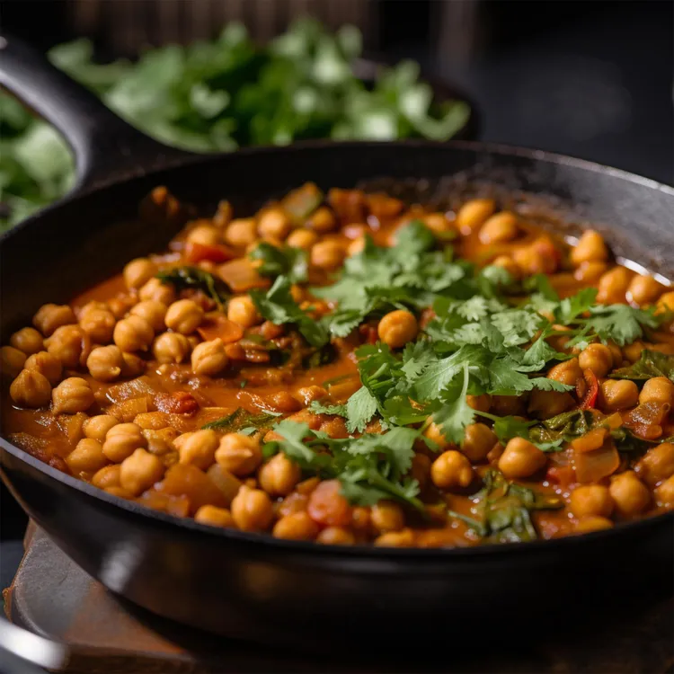 Spicy chickpea and nut mix